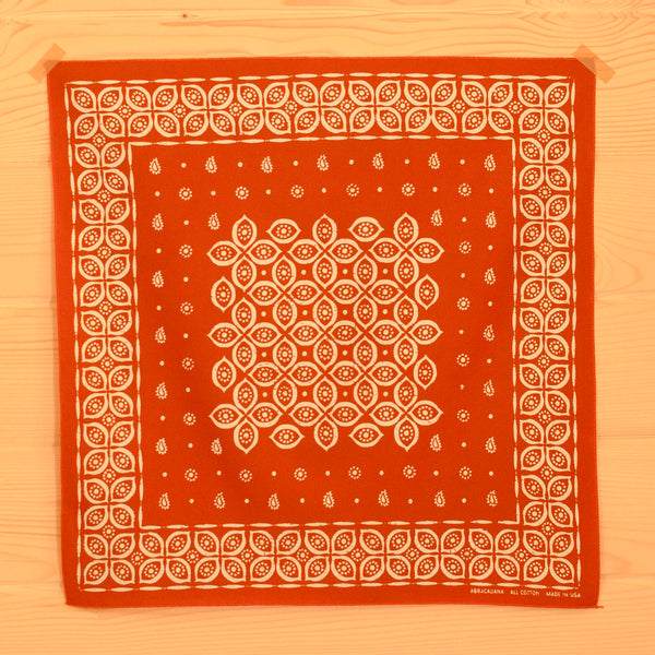 Paisley Bandana- Marmalade Orange - Abracadana
