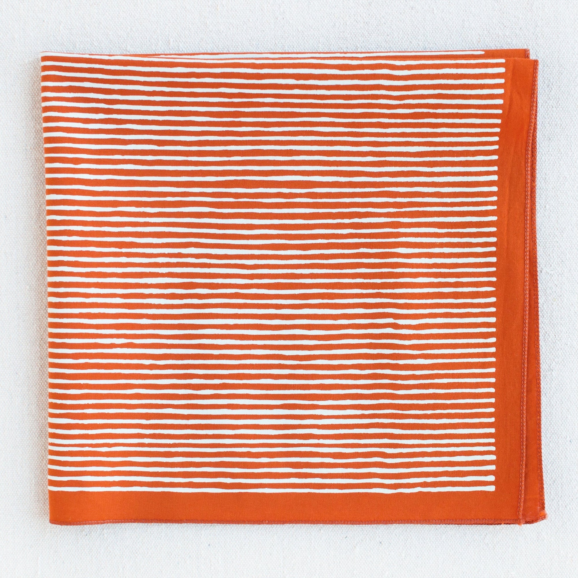 Striped Bandana- Marmalade Orange Abracadana 