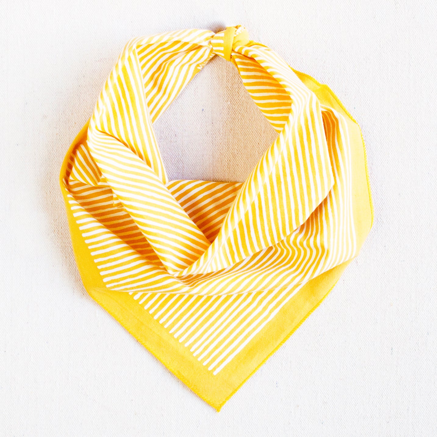 Golden Yellow Abracadana Striped - Bandana